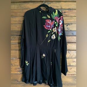 Free People Floral Blouse - L